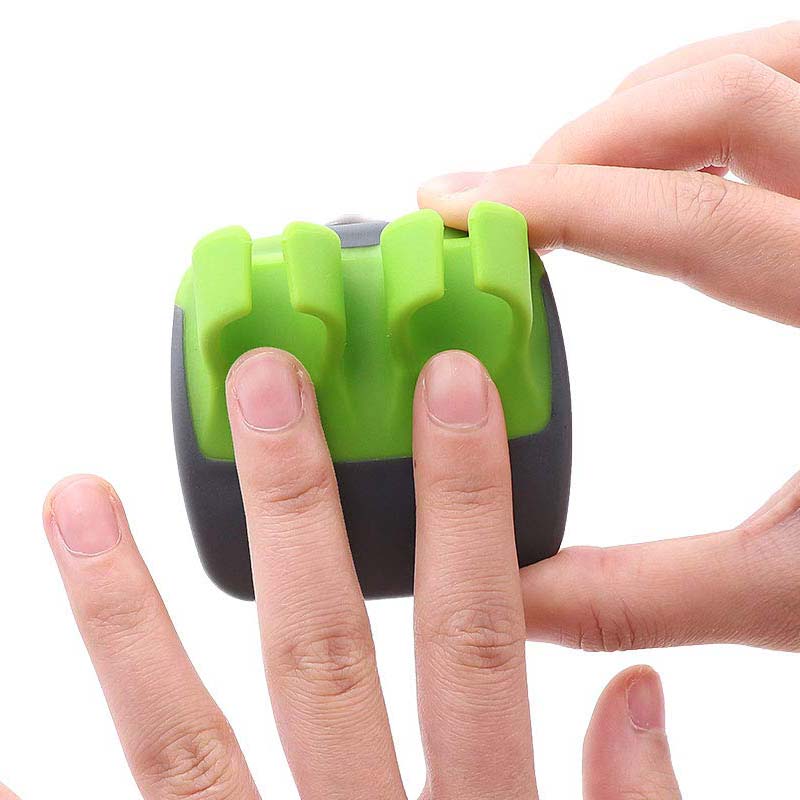 Vegetable and fruit peeler with double finger grip