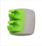 Vegetable and fruit peeler with double finger grip