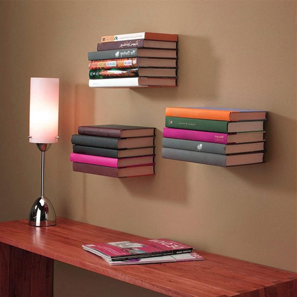 2 Pieces Invisible Wall Shelf Brackets