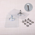 Strong Adhesive Hooks for Versatile Applications – 10 Pieces