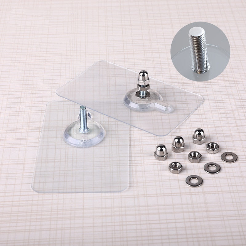Strong Adhesive Hooks for Versatile Applications – 10 Pieces