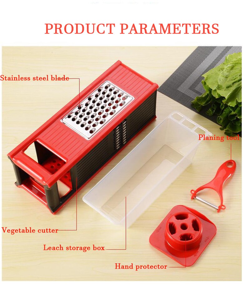 Vegetable Master | Versatile Four-Sided Grater for Fresh Ingredients