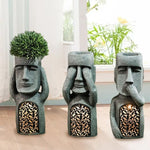 Garden Flower Pot Statue from Easter Island
