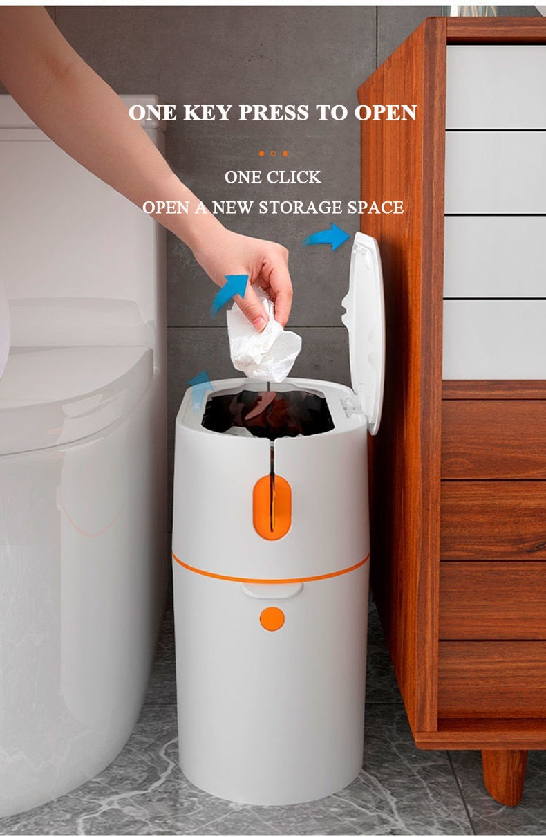 Automatic Smart Trash Can with Simple Packaging