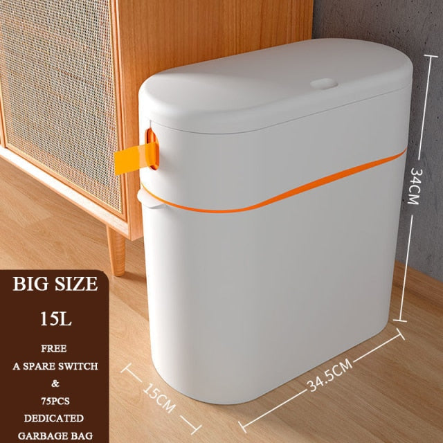 Automatic Smart Trash Can with Simple Packaging