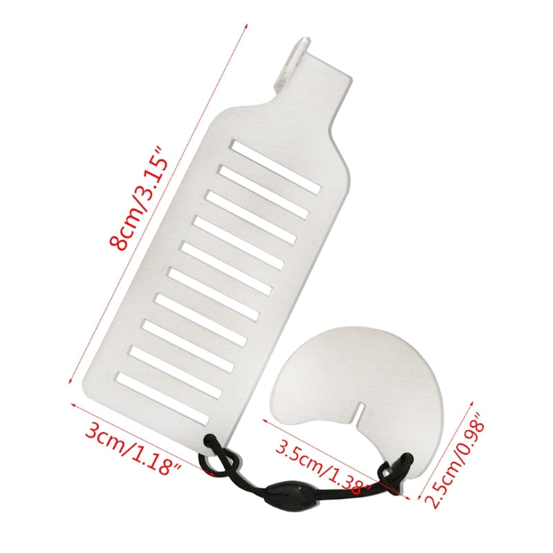 Compact Door Stopper with Safety Lock made of Stainless Steel