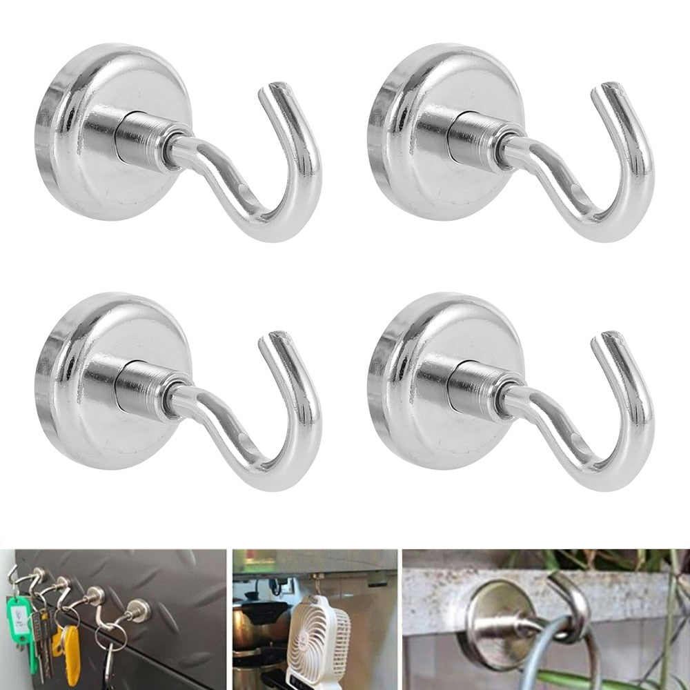 Starke Magnetische Haken im 4er Set