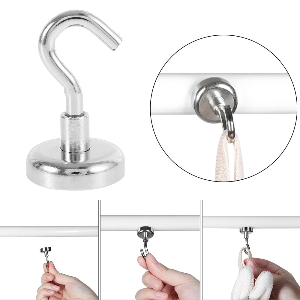 Starke Magnetische Haken im 4er Set
