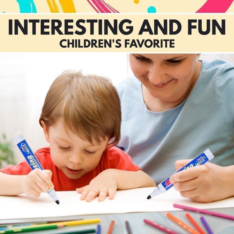 Colorful Water Paint Markers for Creative Fun