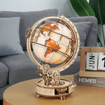 Illuminated 3D Puzzle Globe