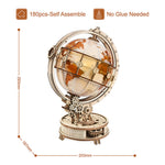 Illuminated 3D Puzzle Globe