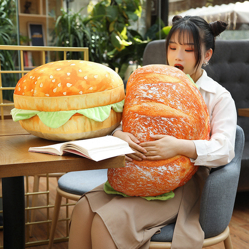 2-in-1 Gemütliches Hamburger Kissen für entspannte Sitzmomente