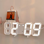 3D LED Digitalwecker für Wand - Modernes Design