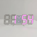 3D LED Digitalwecker für Wand - Modernes Design