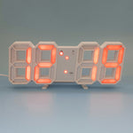 Elegante 3D LED Wanduhr mit Digitalanzeige | LuminaTime