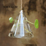 Elegant Pendant Lamp with Glass Vase