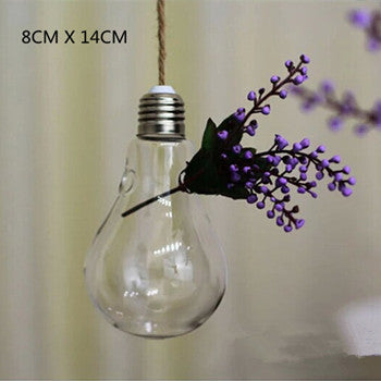 Elegant Pendant Lamp with Glass Vase