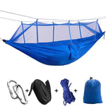 Hammock with mosquito net for campers – parachute material