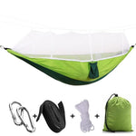 Hammock with mosquito net for campers – parachute material