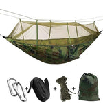 Hammock with mosquito net for campers – parachute material