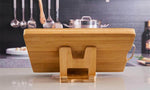 Holzdeckelhalter für Schneidebrett – Faltbar und praktisch