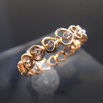 Heart-shaped Glitter Ring | LuminaJoy