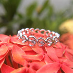 Heart-shaped Glitter Ring | LuminaJoy