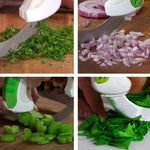 Kitchen knives with rollers
