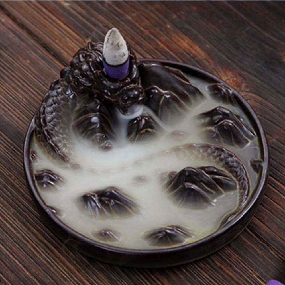 Ceramic incense burner from ancient times
