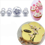 4-Piece Set - Flower-shaped Baking Tools for Creative Decoration
