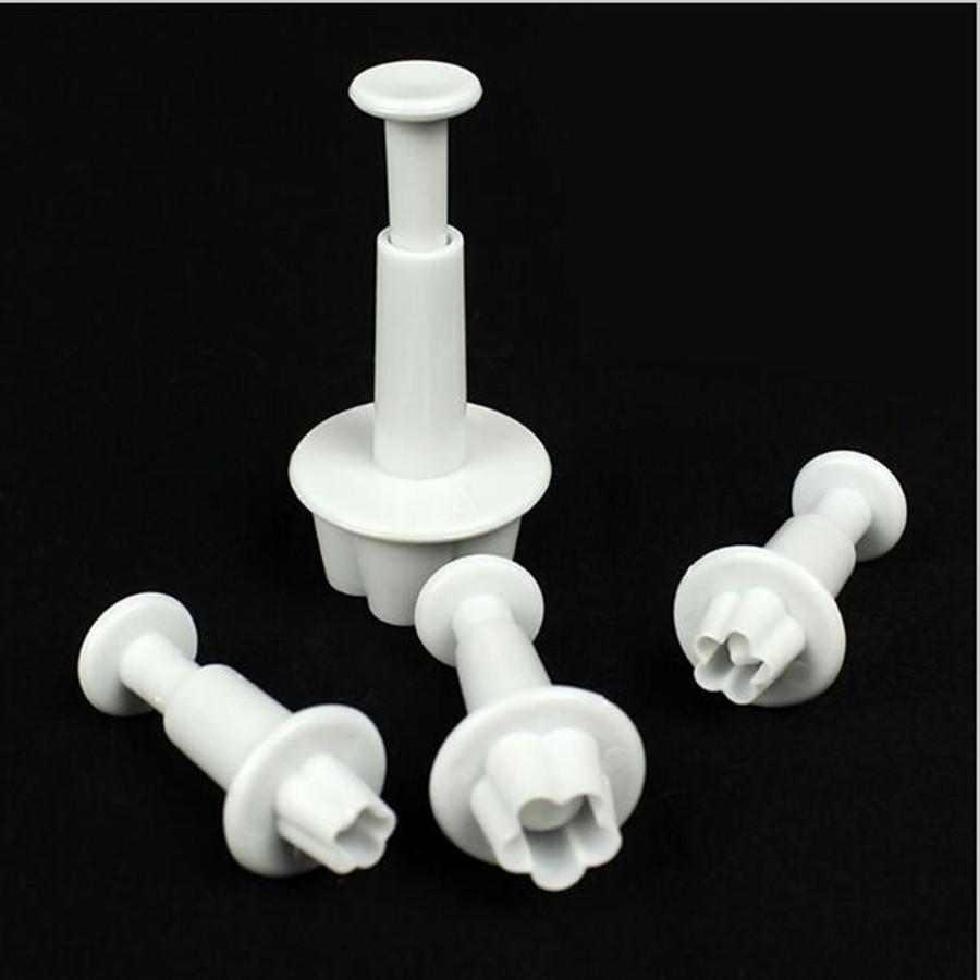 4-Piece Set - Flower-shaped Baking Tools for Creative Decoration