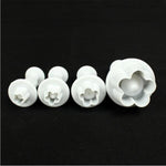 4-Piece Set - Flower-shaped Baking Tools for Creative Decoration