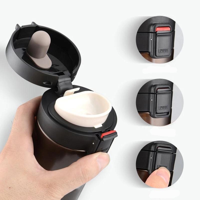 ThermoBecher für Unterwegs - Doppelwandige Isolier-Tasse