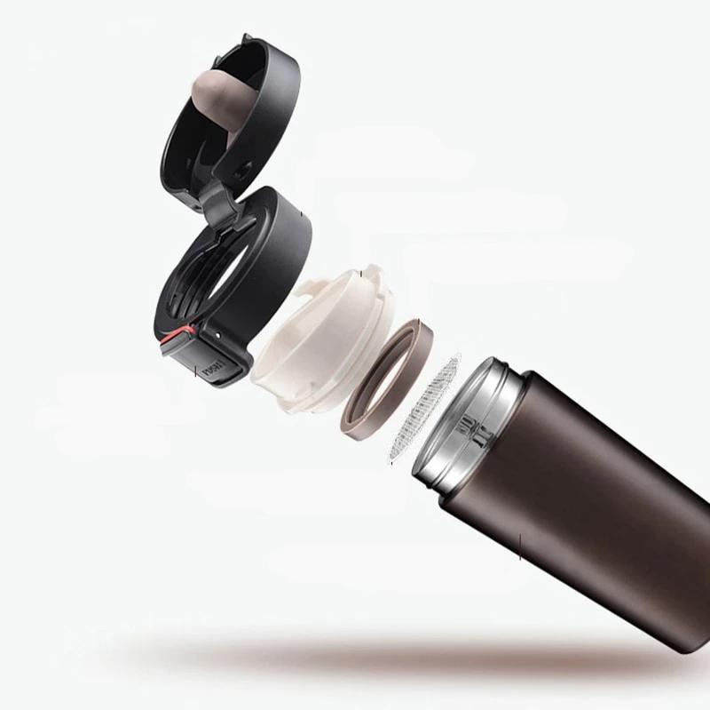Thermobecher mit doppelter Wand für Kaffee unterwegs