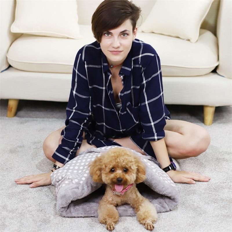 Cozy Pet Sleeping Bag Bed for Cold Days | FurNest