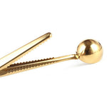 Multifunctional Teaspoons and Tongs for Cafés