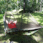 Hammock with mosquito net for campers – parachute material