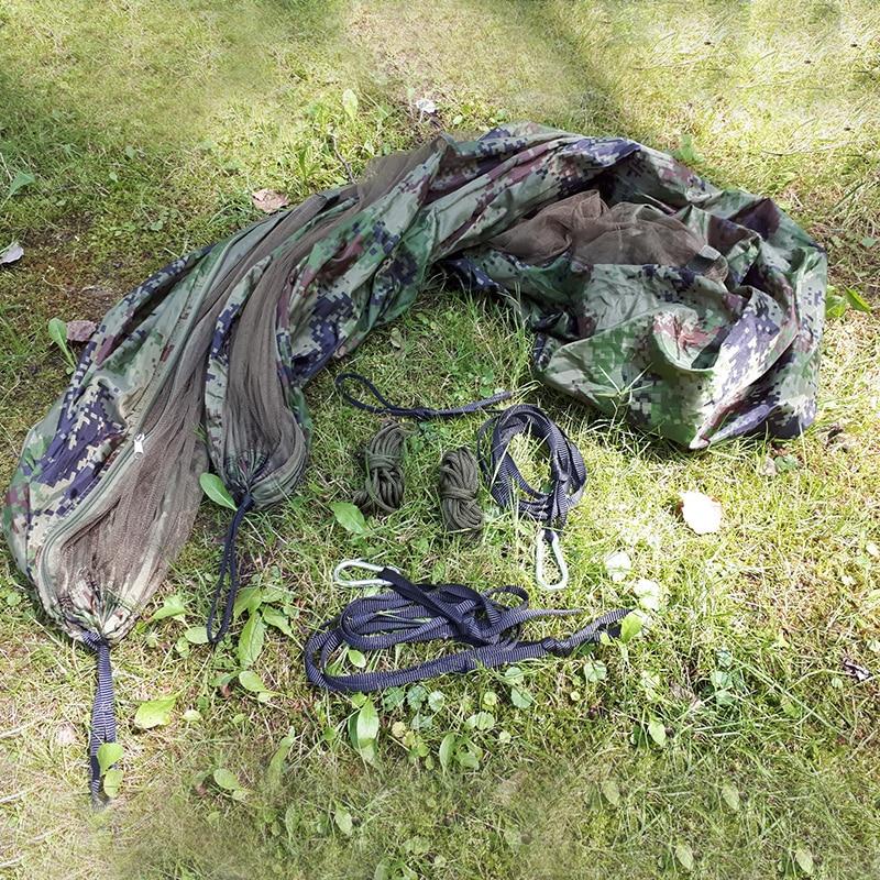 Hammock with mosquito net for campers – parachute material