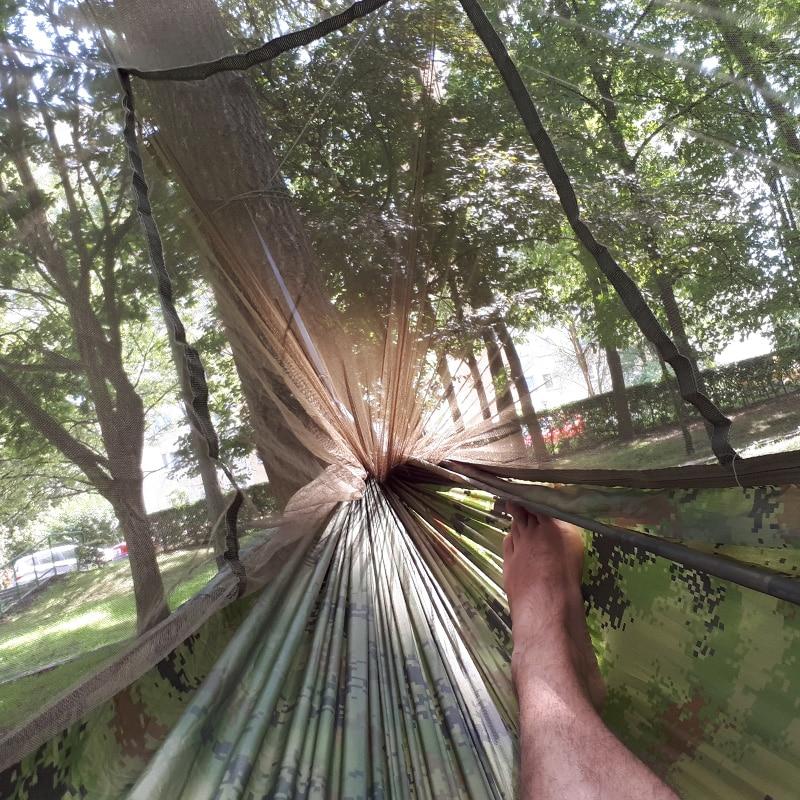 Hammock with mosquito net for campers – parachute material