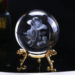 Enchanting 3D Rose Sphere with Love Message