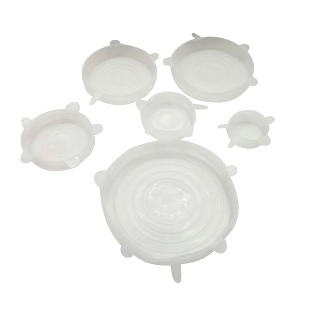 6 Reusable and Stretchable Silicone Tank Lids