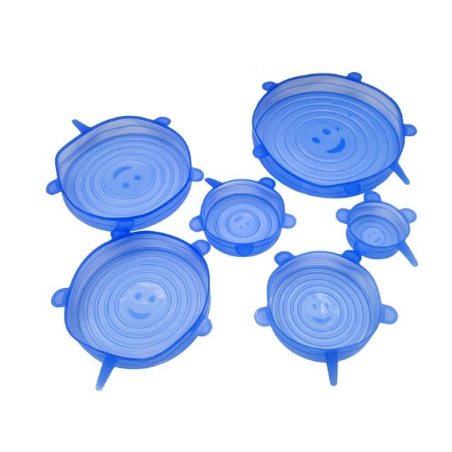 6 Reusable and Stretchable Silicone Tank Lids