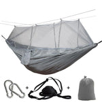 Hammock with mosquito net for campers – parachute material