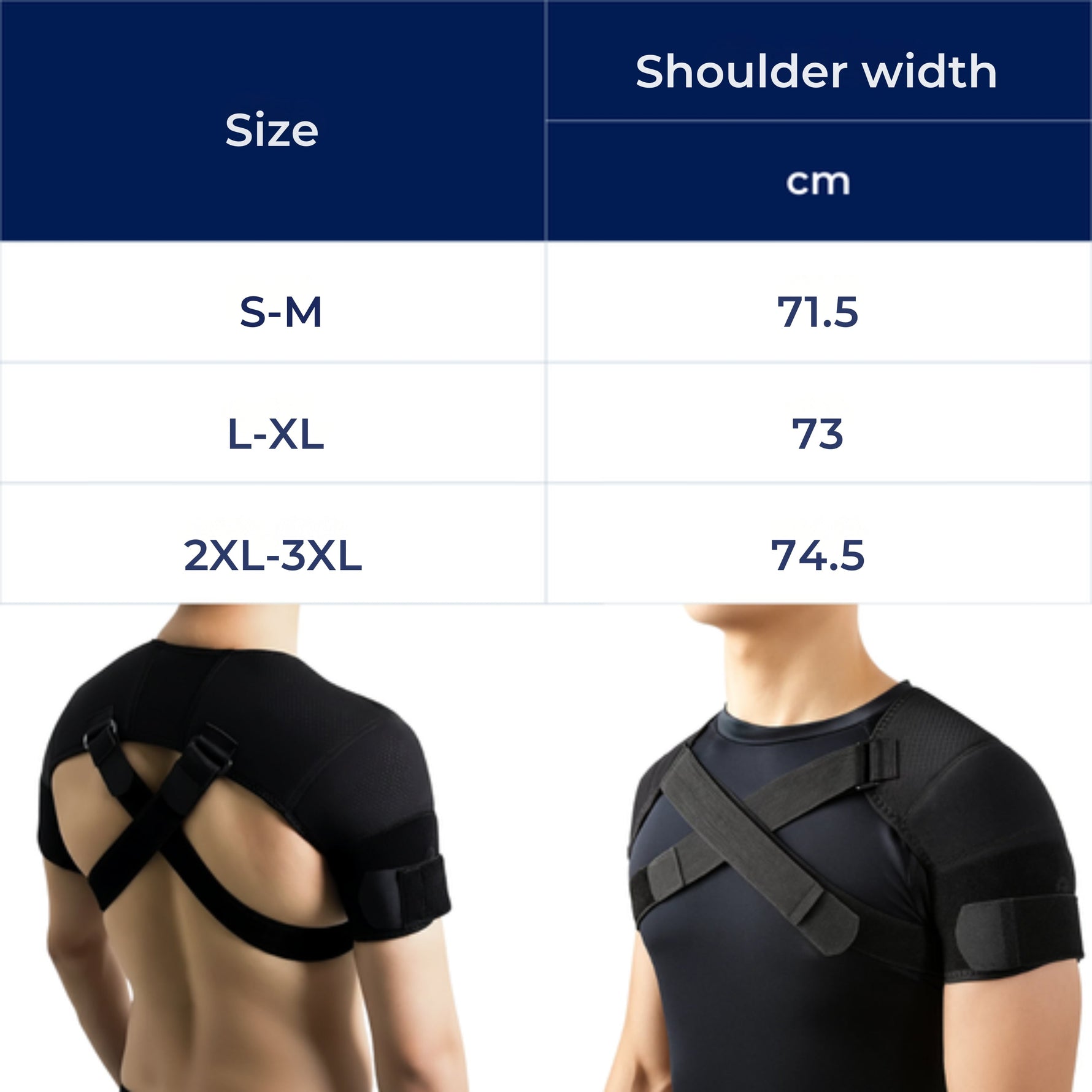 Cross-Compression Stability - Breathable Mesh for Comfort - Relieves Shoulder Pain & Improves Posture