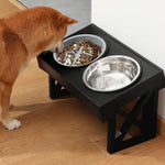 Elevated Dog Bowl with Ergonomics and Slow Feeding for Healthy Meals