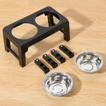 Elevated Dog Bowl with Ergonomics and Slow Feeding for Healthy Meals