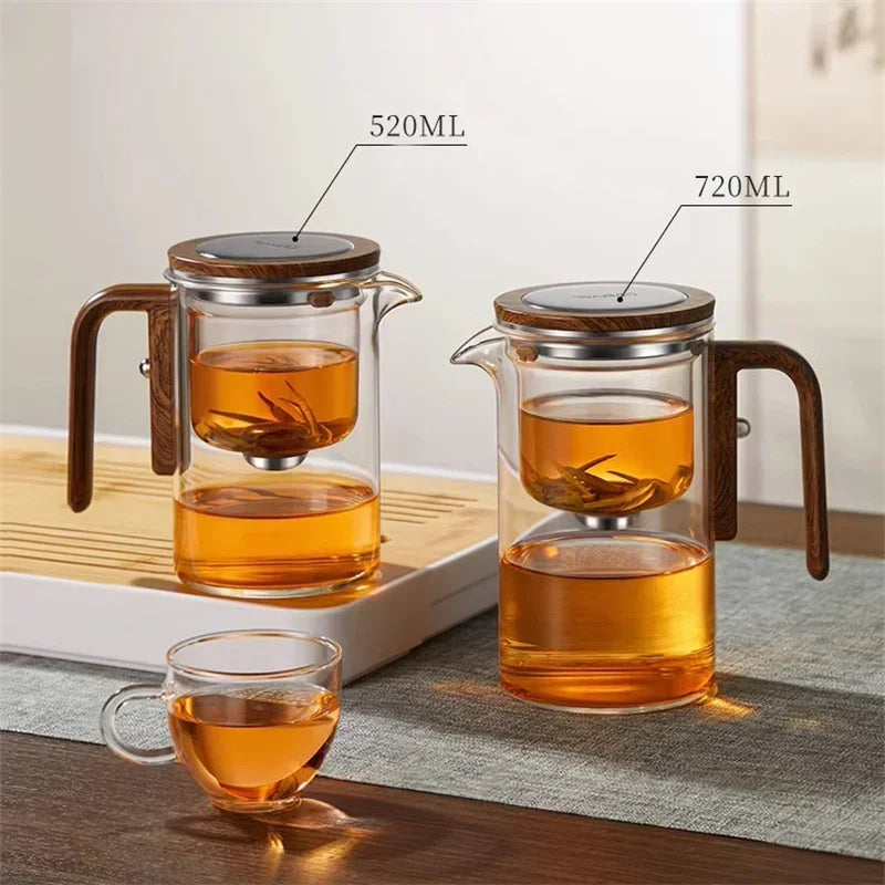 Elegant Glass Teapot with Infuser for Perfect Tea Enjoyment