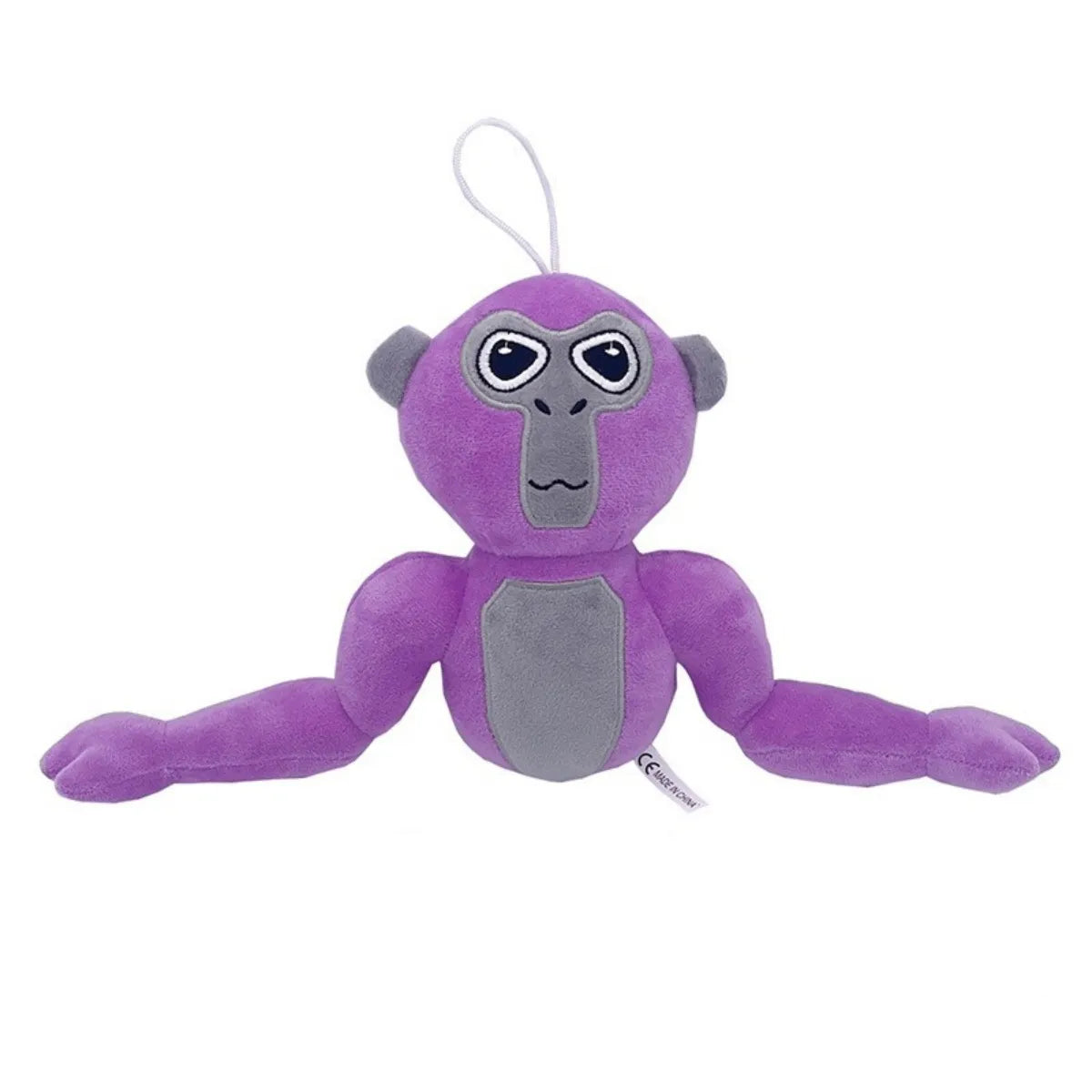 Plush toy of a colorful monkey