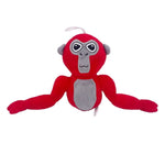 Plush toy of a colorful monkey