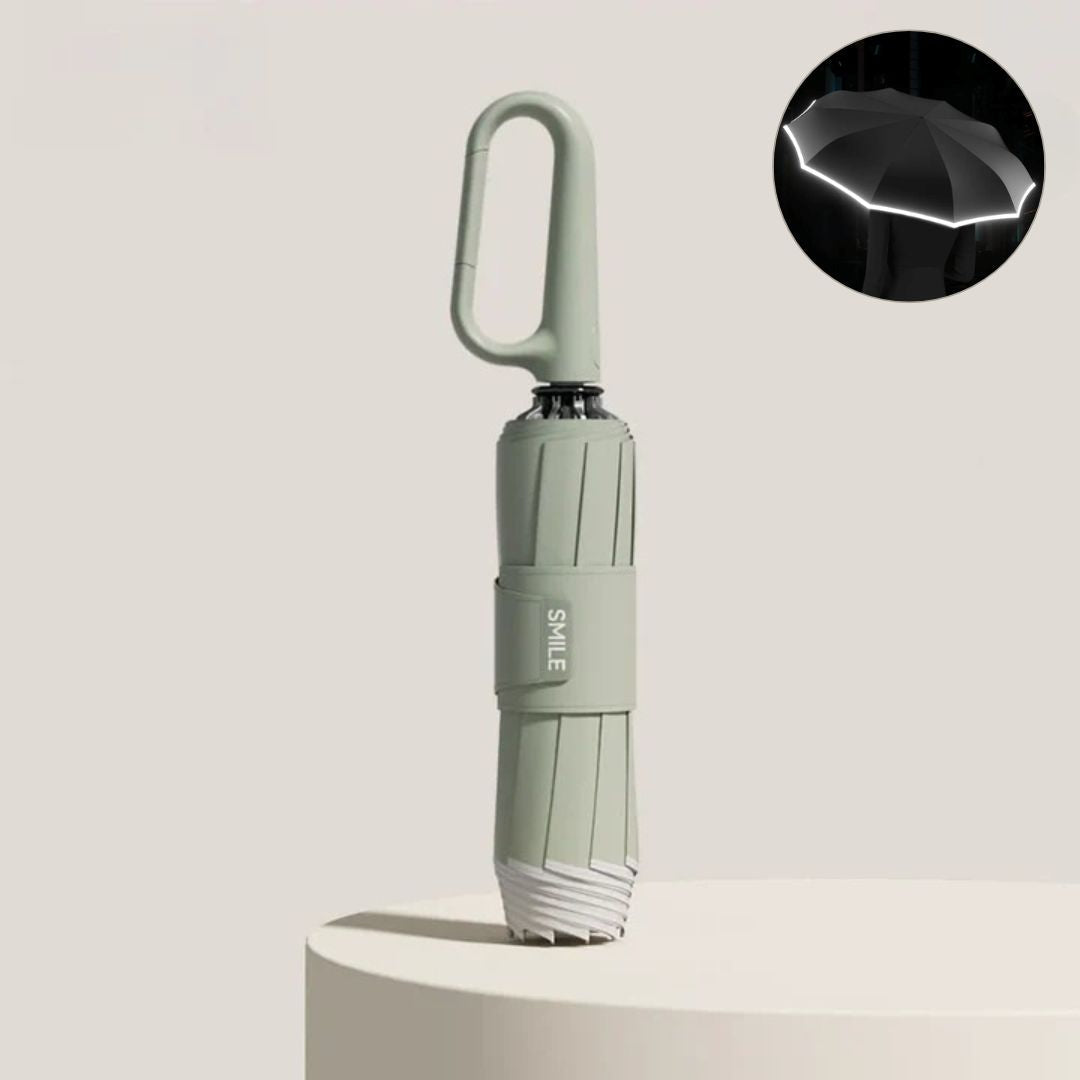 Robuster Regenschirm mit Reflektoren für optimale Sichtbarkeit